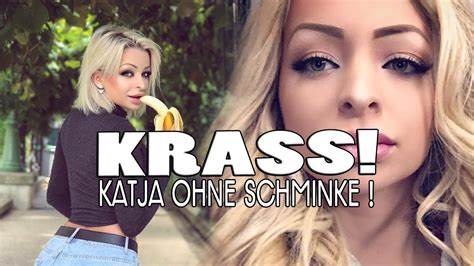 katja krasavice ungeschminkt früher|Katja Krasavice zeigt sich komplett ungeschminkt